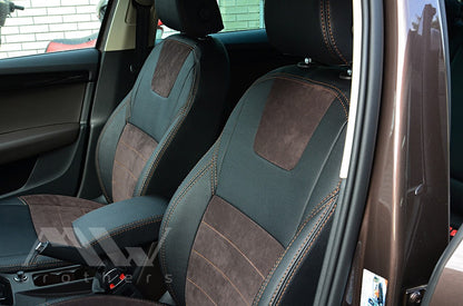 Set coprisedili su misura per  Skoda Octavia A7 Ambition, Elegance (2013-2016), Leather Style