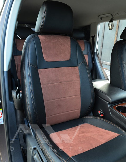 Set coprisedili su misura per Volkswagen Touareg II Life, TDI (2011-2018), Leather Style