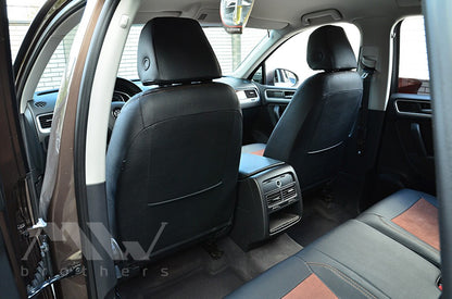 Set coprisedili su misura per Volkswagen Touareg II Life, TDI (2011-2018), Leather Style