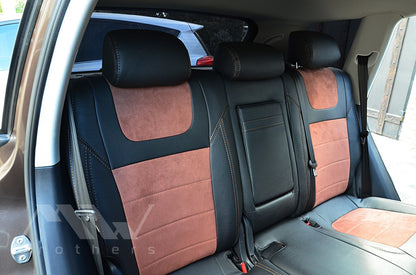 Set coprisedili su misura per Volkswagen Touareg II Life, TDI (2011-2018), Leather Style