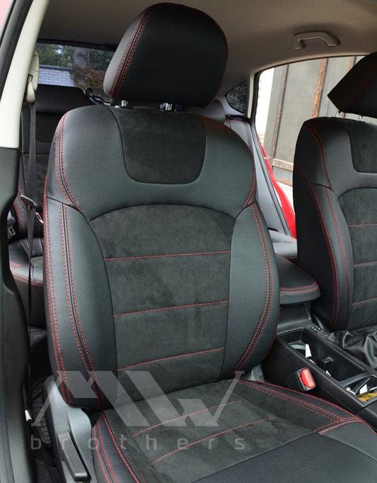 Passgenaue Sitzbezüge für Subaru XV (2011–2017), Lederoptik