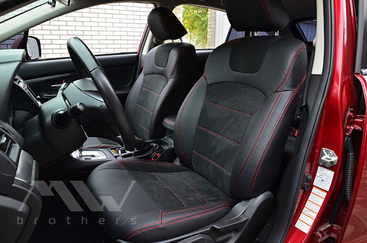 Passgenaue Sitzbezüge für Subaru XV (2011–2017), Lederoptik