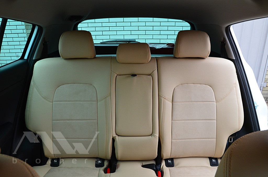 Set coprisedili su misura per Hyundai Tucson 3 (TL) (2015-2021), Leather Style