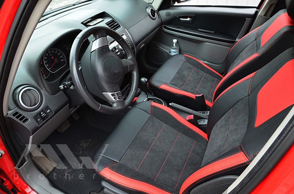 Set coprisedili su misura per Suzuki SX4 I (2006-2014), Leather Style