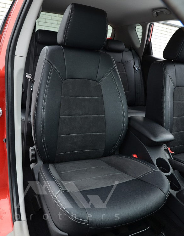 Set coprisedili su misura per KIA Ceed I (ED) (2006–2012), Leather Style