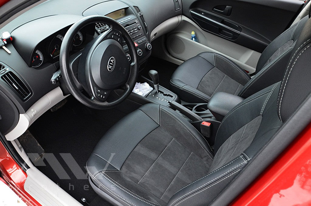 Set coprisedili su misura per KIA Ceed I (ED) (2006–2012), Leather Style