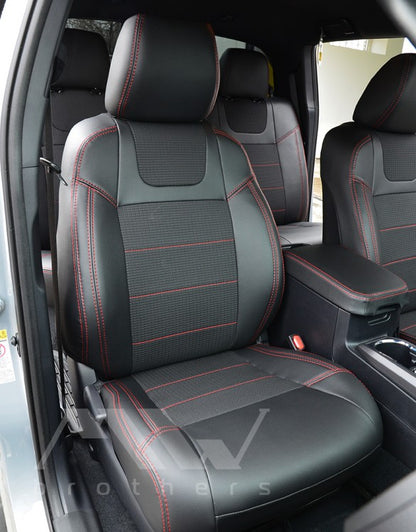 Set coprisedili su misura per Toyota Tacoma 3 (N300) (2015-2023), Leather Style