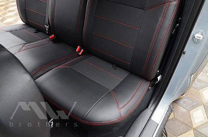 Set coprisedili su misura per Toyota Tacoma 3 (N300) (2015-2023), Leather Style