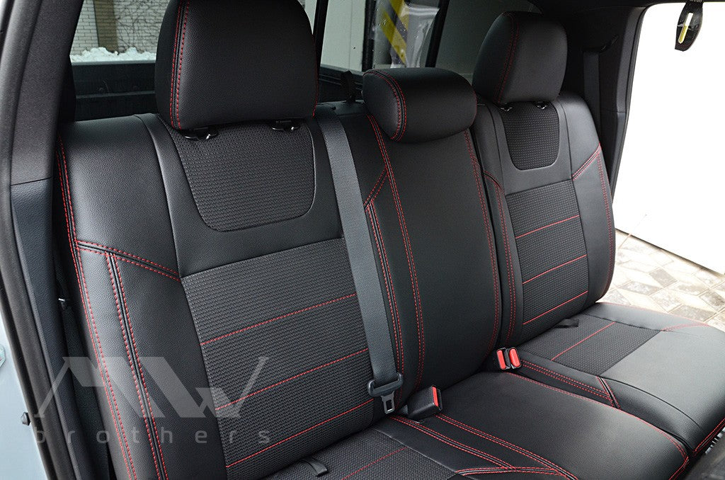 Set coprisedili su misura per Toyota Tacoma 3 (N300) (2015-2023), Leather Style
