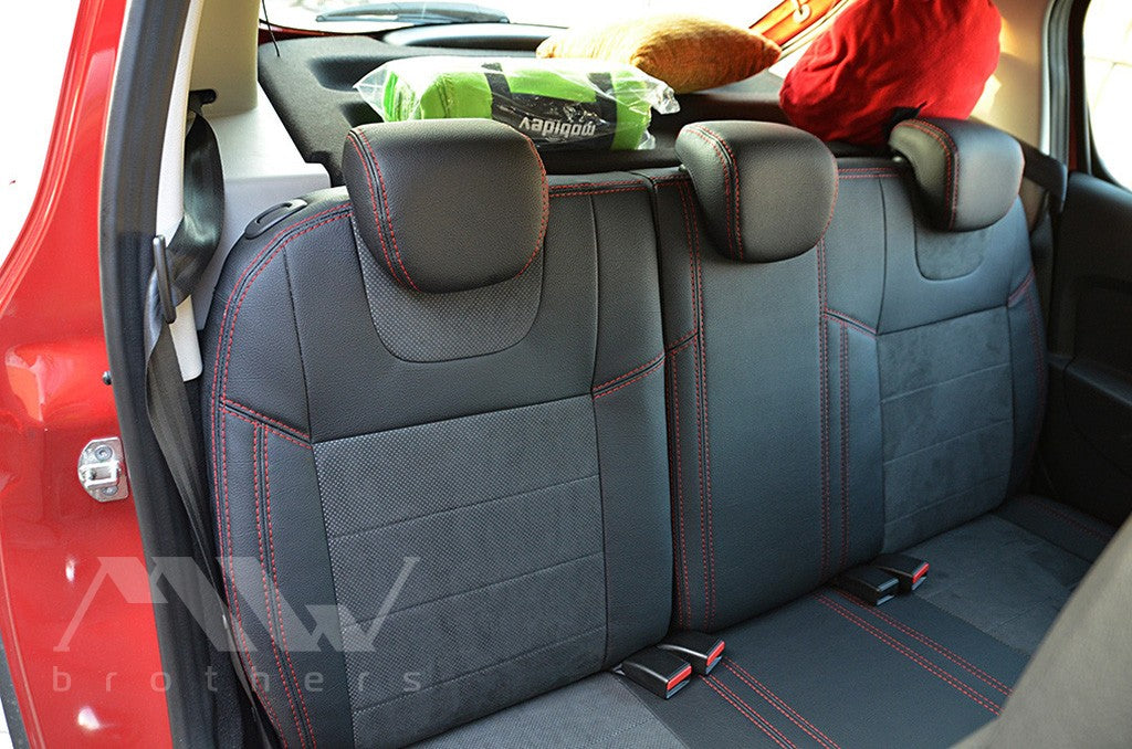 Set coprisedili su misura per Dacia / Renault Sandero II (2012–2022), Leather Style