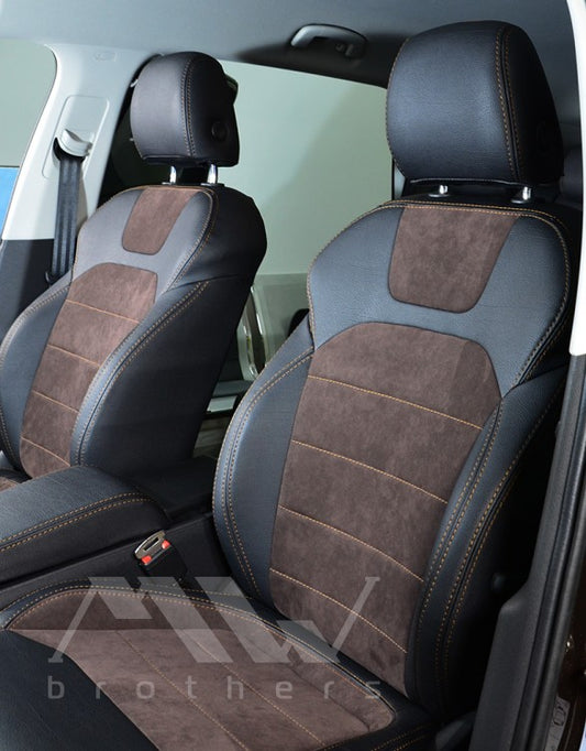 Set  coprisedili su misura per Skoda Kodiaq (2017-2024), Leather Style