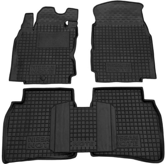 Set tappetini di gomma su misura per Nissan Note 1 (E11) (2004-2013)