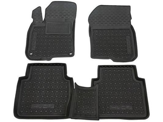 Set tappetini di gomma su misura per Honda CR-V 5 (2016-2023), Leather Style