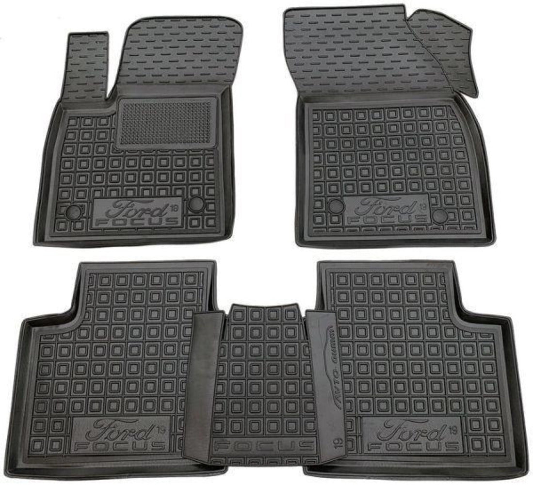 Set tappetini di gomma su misura per Ford Focus 4 (2018-2025)