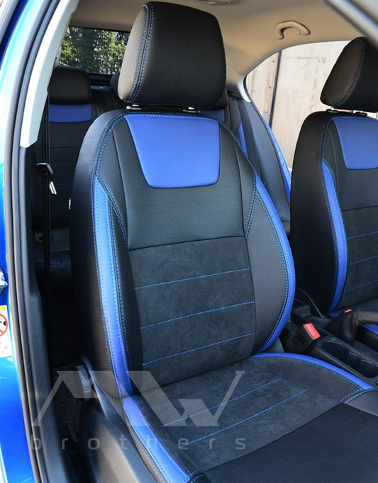 Set coprisedili su misura per  Skoda Octavia A7 Ambition, Elegance (2013-2016), Leather Style