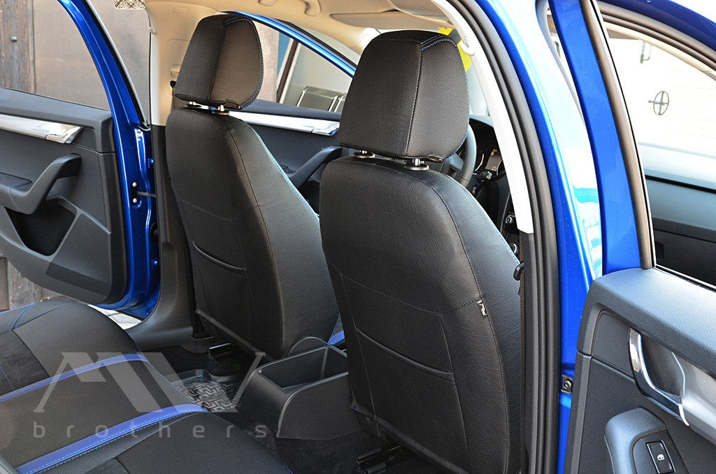 Set coprisedili su misura per  Skoda Octavia A7 Ambition, Elegance (2013-2016), Leather Style