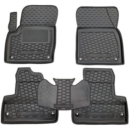Set tappetini di gomma su misura per  Land Rover Range Rover Evoque (2011-2018)