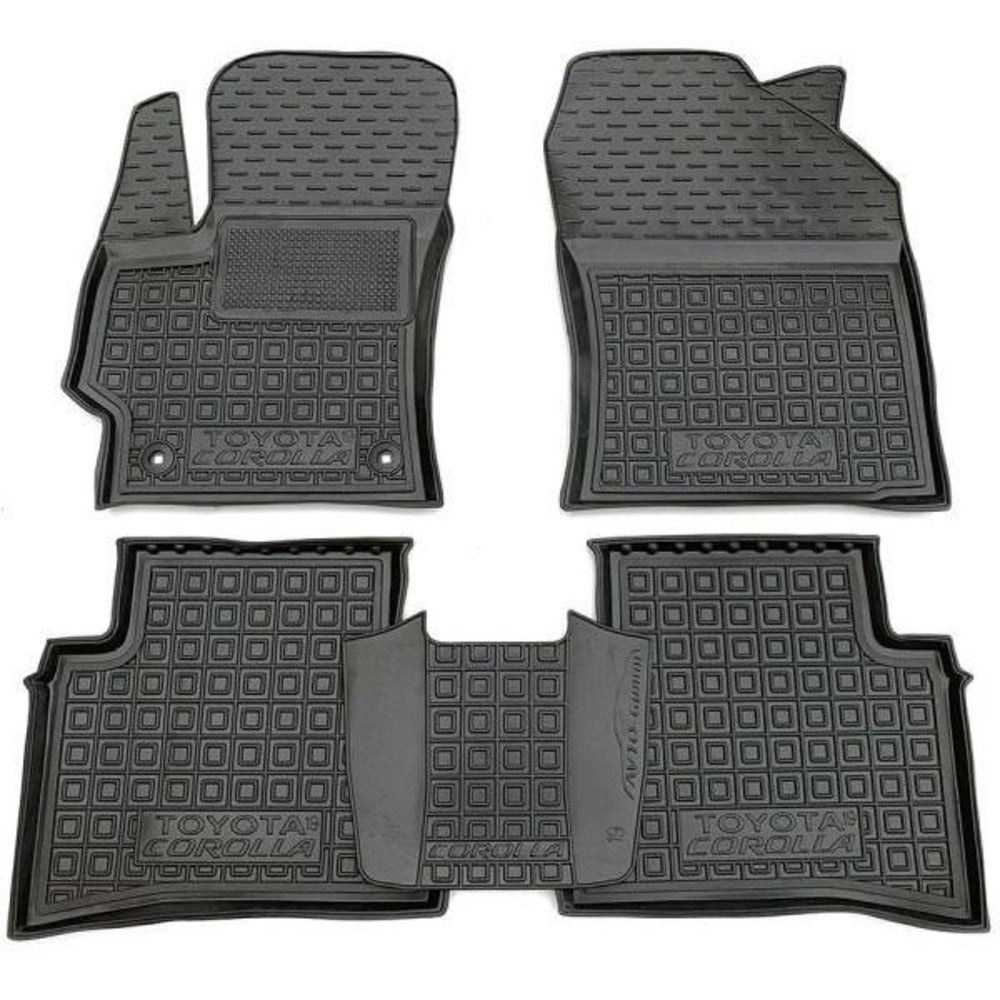 Set tappetini di gomma su misura per Toyota Corolla (2019 in poi) Hybrdi/MCI