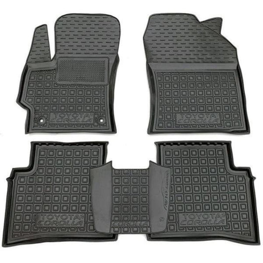 Set tappetini di gomma su misura per Toyota Corolla (2019 in poi) Hybrdi/MCI