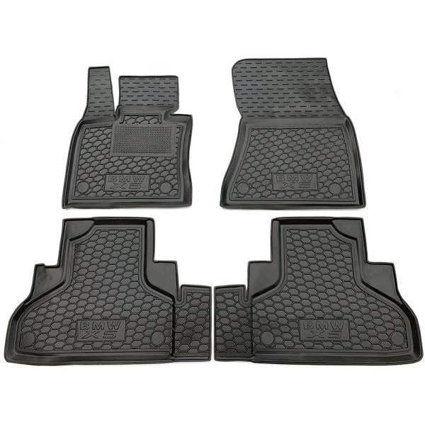 Set tappetini di gomma su misura compatibili con BMW X5 F15 (2013-2018)