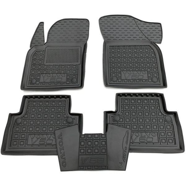 Maßgefertigter Gummimattensatz für Volvo V50 (2004-2012)