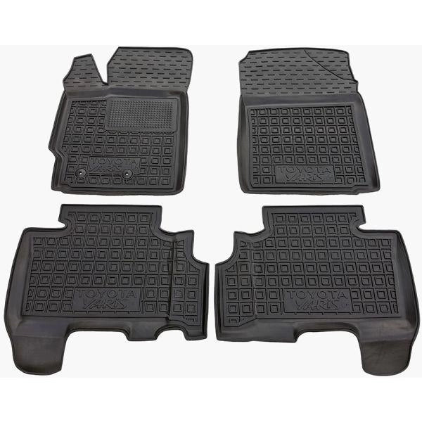 Set tappetini di gomma su misura per Toyota Yaris 2 (2006-2011)