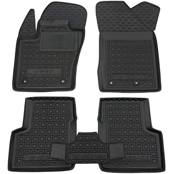 Tappetini di gomma su misura per Jeep Renegade (2014 in poi)