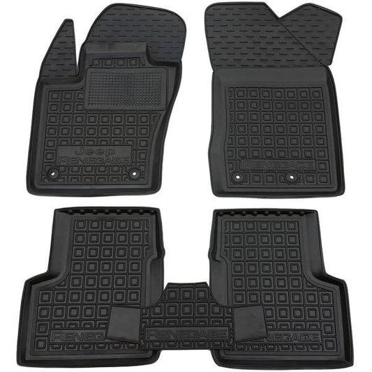 Tappetini di gomma su misura per Jeep Renegade (2014 in poi)