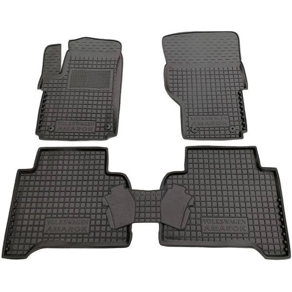 Set tappetini di gomma su misura per Volkswagen Amarok 1 (2010-2020)