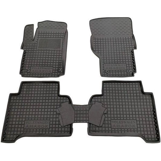Set tappetini di gomma su misura per Volkswagen Amarok 1 (2010-2020)