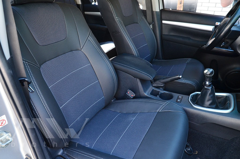 Set coprisedili su misura per Toyota Hilux 8 (2015 - oggi), Dynamic Style