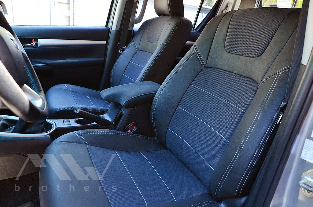 Set coprisedili su misura per Toyota Hilux 8 (2015 - oggi), Dynamic Style