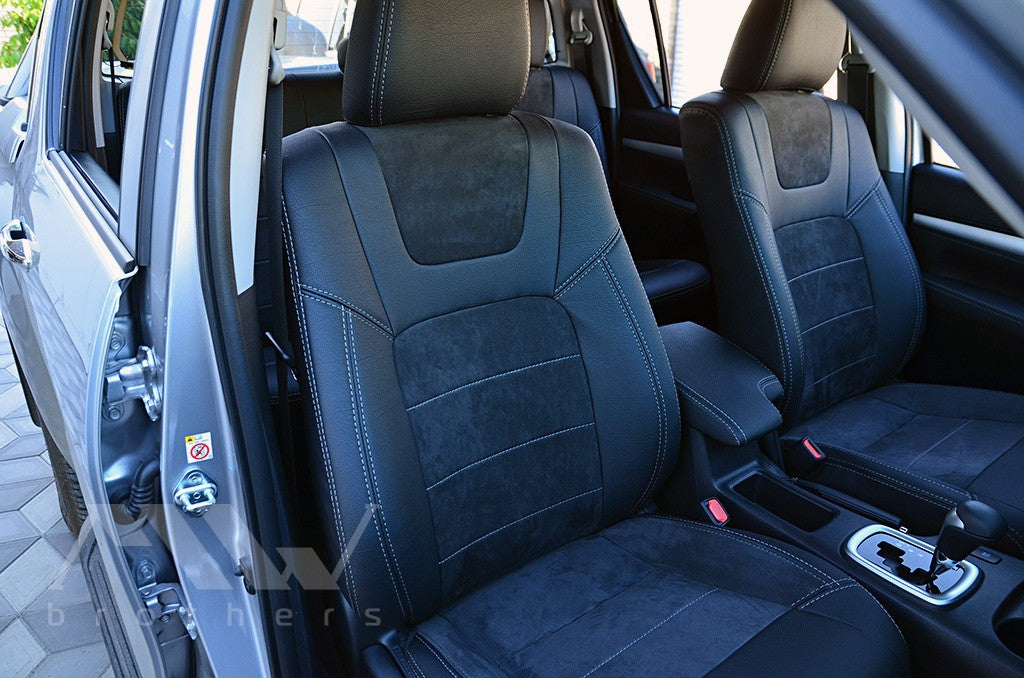 Set coprisedili su misura per Toyota Hilux 8 (2015 - oggi), Leather Style