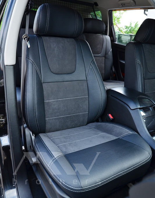 Maßgefertigte Sitzbezüge für SsangYong Rexton 2 (2006–2017), Lederoptik