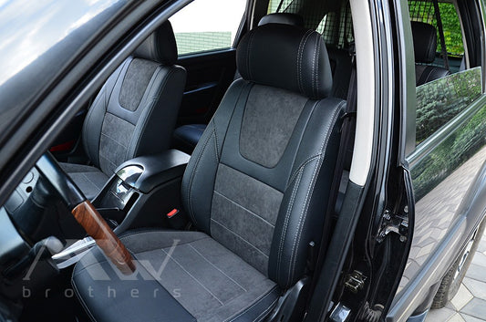 Maßgefertigte Sitzbezüge für SsangYong Rexton 2 (2006–2017), Lederoptik