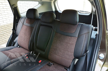 Set coprisedili su misura per Mitsubishi Pajero Sport 3 (2016-oggi), Leather Style