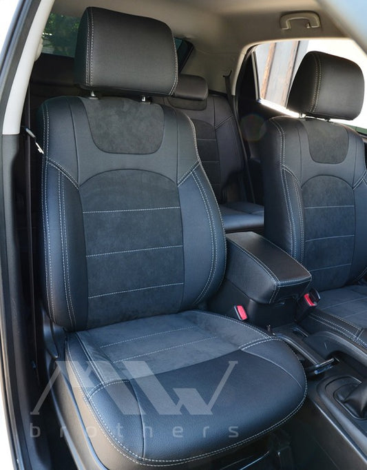 Passgenaue Sitzbezüge für SsangYong Korando (2010–2019), Lederoptik