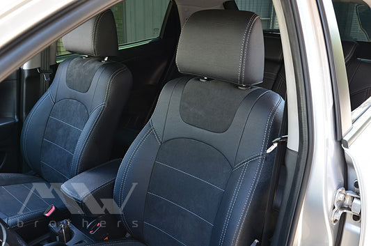 Passgenaue Sitzbezüge für SsangYong Korando (2010–2019), Lederoptik