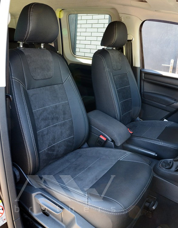 Set coprisedili su misura per Volkswagen Caddy 3 FL (2015-2020), Leather Style