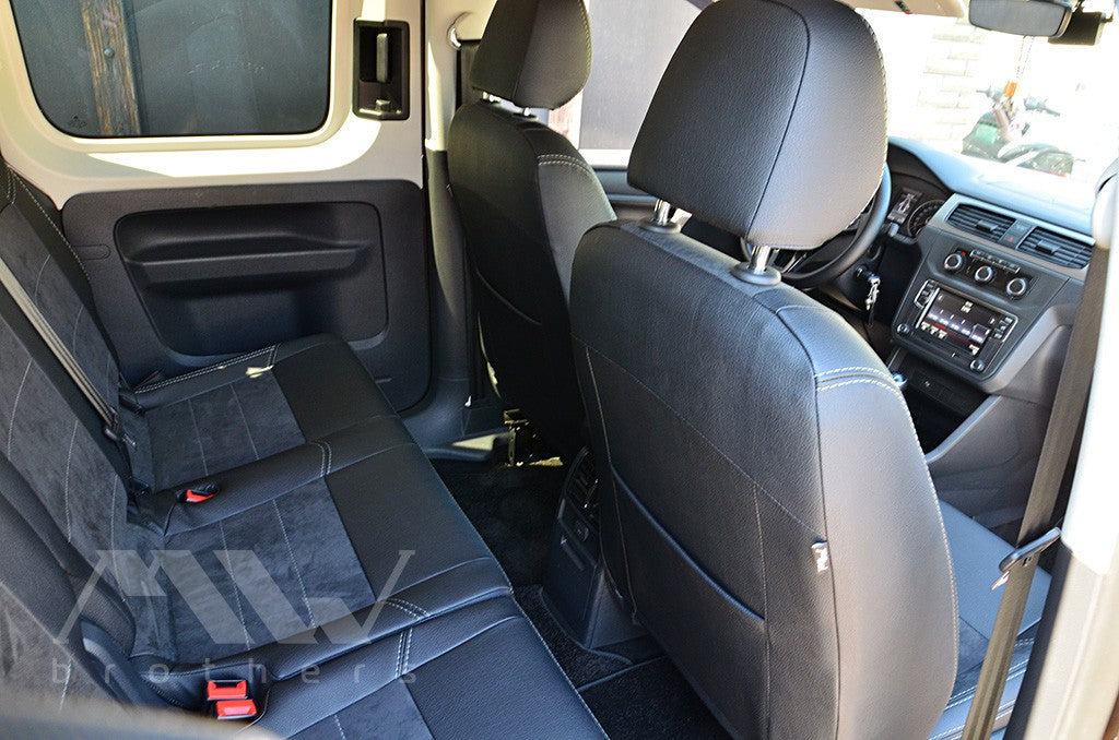 Set coprisedili su misura per Volkswagen Caddy 3 FL (2015-2020), Leather Style