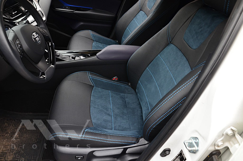 Set coprisedili su misura per Toyota C-hr Hybrid (2016-2023), LEather Style