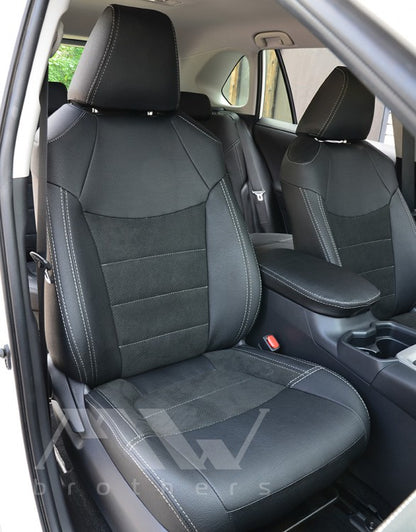 Set coprisedili su misura per Toyota Rav4 5 Hybrid (2018 - 2025), Leather style