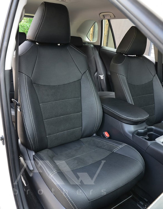 Set coprisedili su misura per Toyota Rav4 5 Hybrid (2018 - 2025), Leather style