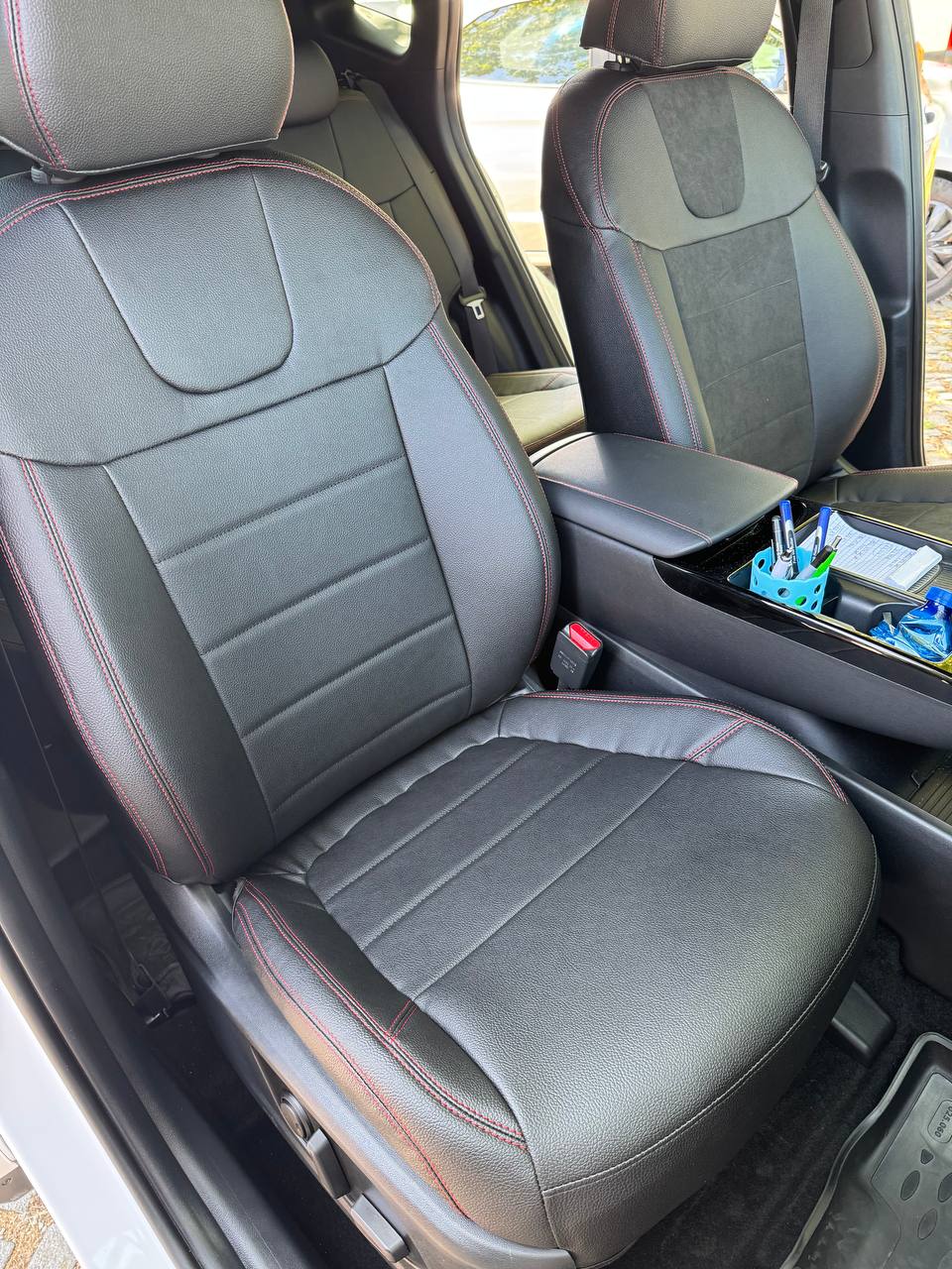 Set coprisedili su misura Hyundai Tucson IV (NX4) Hybrid (2020–oggi), Leather Style