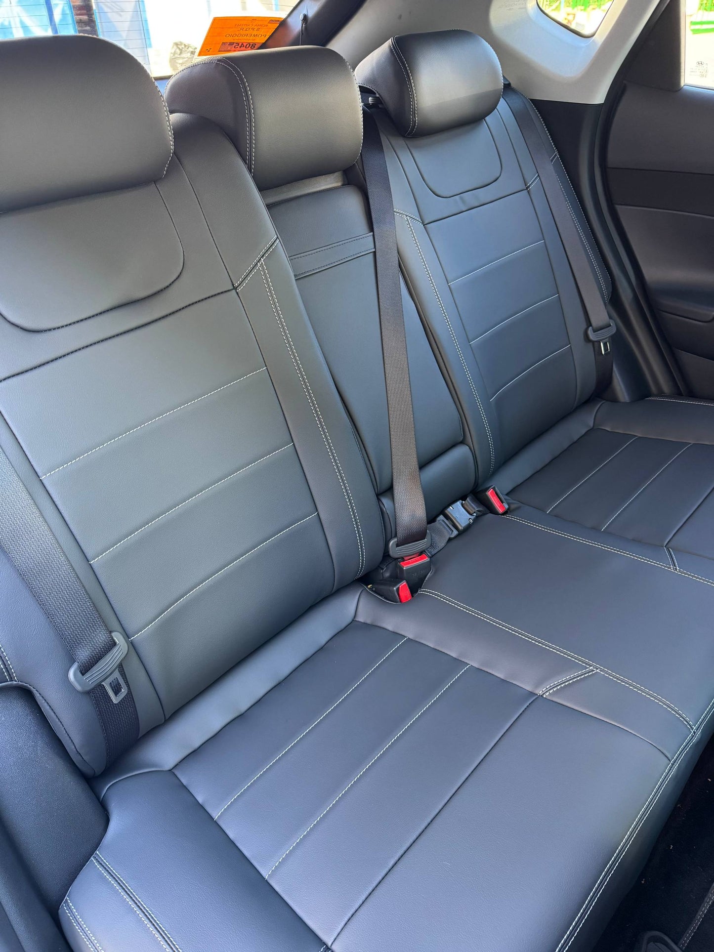 Set coprisedili su misura per Hyundai Kona 2 (2023+) SX2 Hybrid, Leather Style