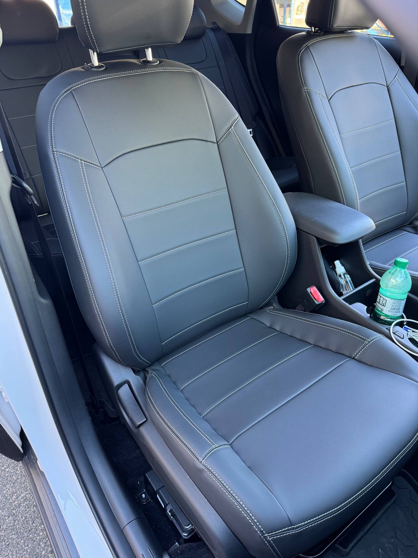 Set coprisedili su misura per Hyundai Kona 2 (2023+) SX2 Hybrid, Leather Style