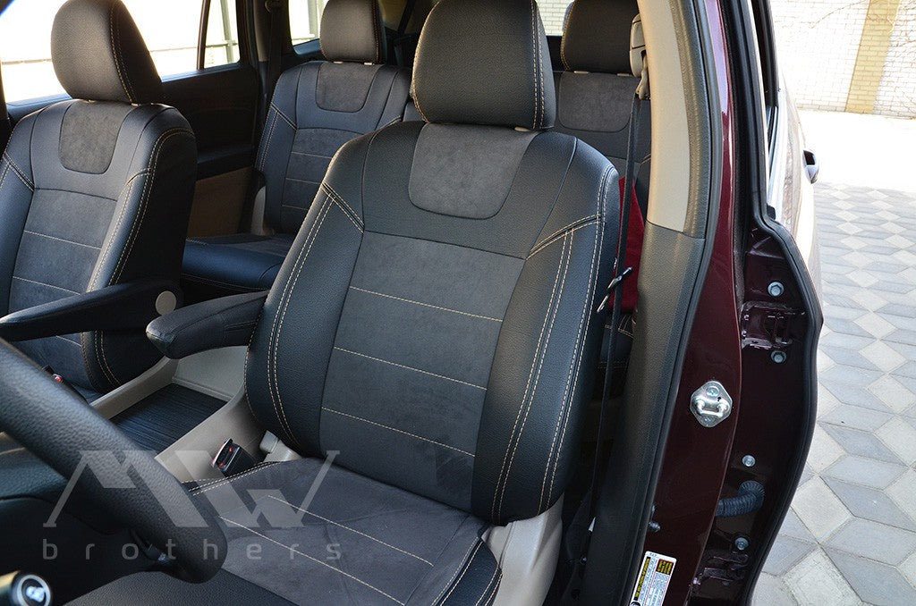 Passgenaue Sitzbezüge für Honda Pilot 3 (2015–2022), Lederoptik