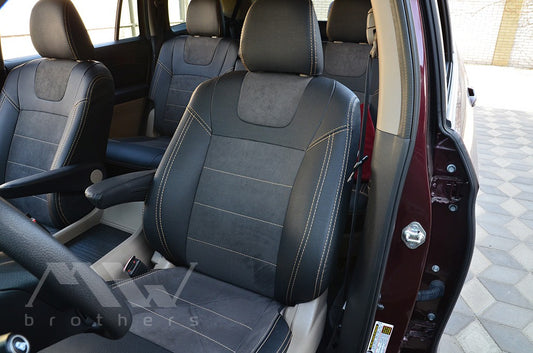 Passgenaue Sitzbezüge für Honda Pilot 3 (2015–2022), Lederoptik