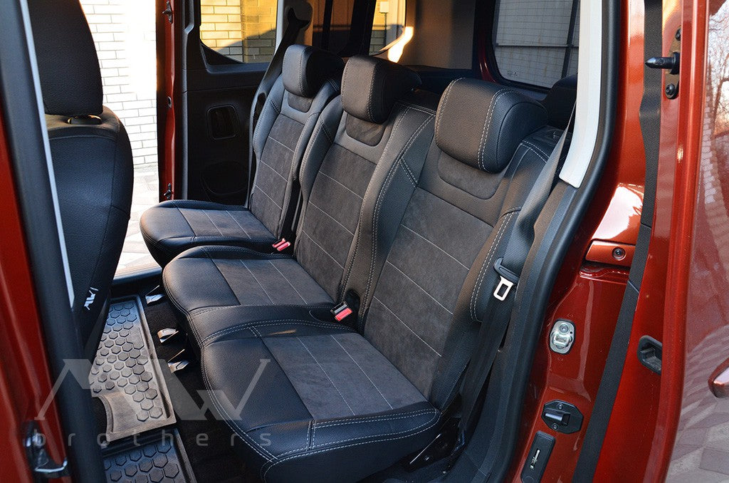 Set coprisedili su misura per Fiat Doblo 3 (2023-oggi), Leather Style