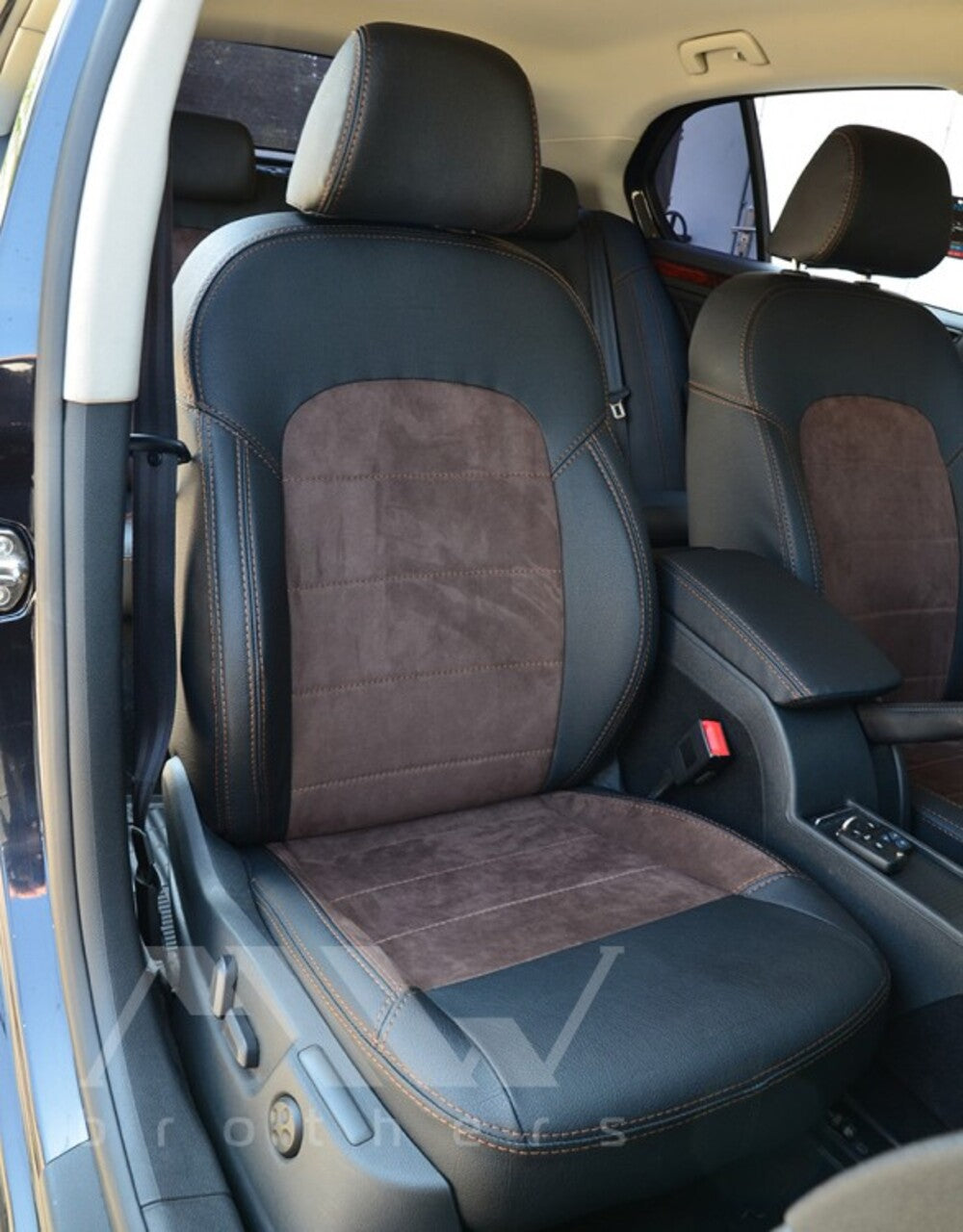 Set coprisedili su misura per Skoda Superb II (2008–2015), Leather Style
